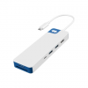 Hyper HyperDrive Flex 8 Port USB-C Hub, White/Blue | HD4102BUGL | HDMI ports quantity 1