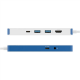 Hyper HyperDrive Flex 8 Port USB-C Hub, White/Blue | HD4102BUGL | HDMI ports quantity 1