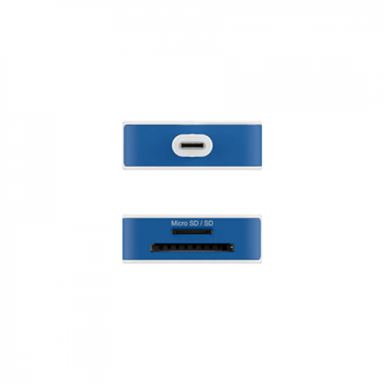 Hyper HyperDrive Flex 8 Port USB-C Hub, White/Blue | HD4102BUGL | HDMI ports quantity 1