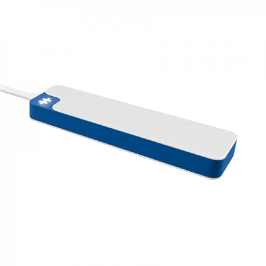 Hyper HyperDrive Flex 4 Port USB-C Combo Hub, White/Blue | HD5200BUGL