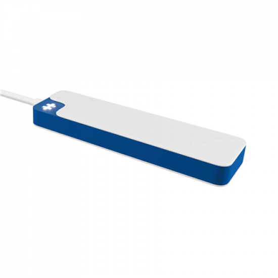 Hyper HyperDrive Flex 4 Port USB-C Hub, White/Blue | HD5201BUGL
