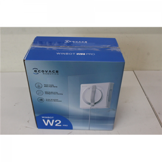 SALE OUT. Ecovacs Window Cleaning Robot | WINBOT W2 PRO | Corded | 2800 Pa | White | DAMAGED PACKAGING, USED, DIRTY, SCRATCHED, USED LIQUID BOTTLE