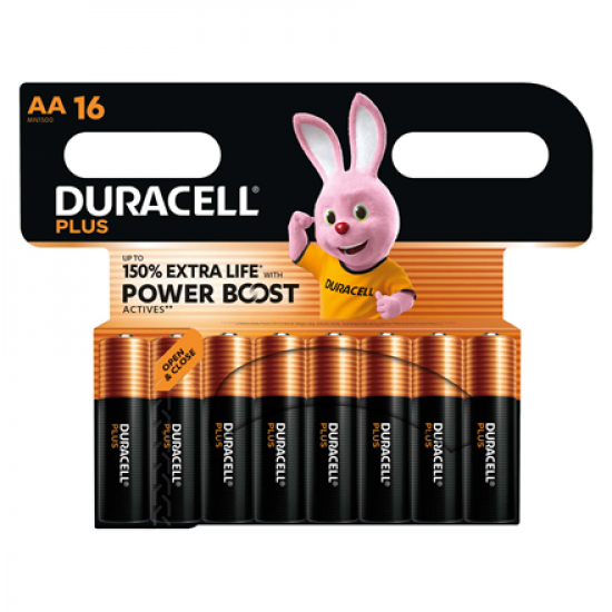 Duracell Plus Boost MN 1500 BL16 | AA