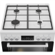 BEKO Cooker | FBM62330GWDTN | Hob type Gas | Oven type Electric | White | Width 60 cm | Grilling | LED | Depth 60 cm | 72 L