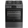 BEKO Cooker | FBM62330GADSN | Hob type Gas | Oven type Electric | Grey | Width 60 cm | Grilling | LED | Depth 60 cm | 72 L