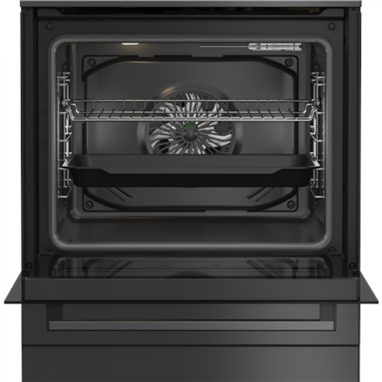 BEKO Cooker | FBM62330GADSN | Hob type Gas | Oven type Electric | Grey | Width 60 cm | Grilling | LED | Depth 60 cm | 72 L