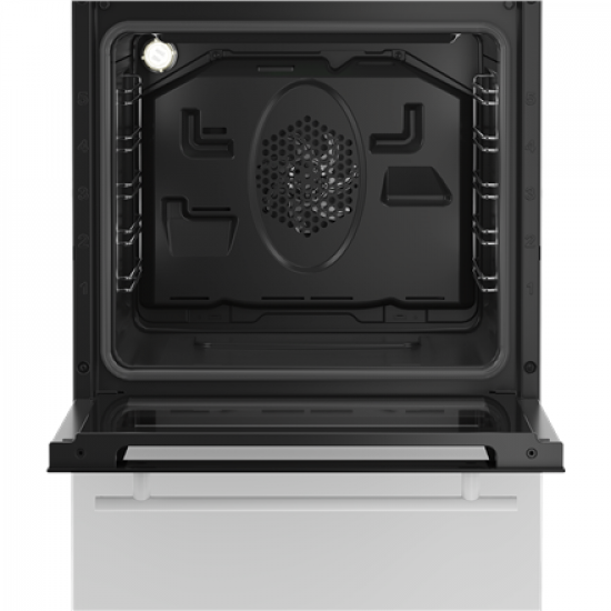 BEKO Cooker | FSM51339DWDS | Hob type Gas | Oven type Electric | White | Width 50 cm | Grilling | LED | Depth 60 cm | 60 L