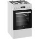 BEKO Cooker | FSM51339DWDS | Hob type Gas | Oven type Electric | White | Width 50 cm | Grilling | LED | Depth 60 cm | 60 L