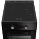 BEKO Cooker | FSM59305BDT | Hob type Induction | Oven type Electric | Black | Width 50 cm | Grilling | Depth 60 cm | 60 L