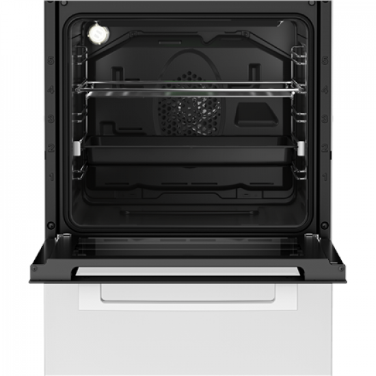 BEKO Cooker | FSM59305WDT | Hob type Induction | Oven type Electric | White | Width 50 cm | Grilling | Depth 60 cm | 60 L