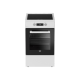 BEKO Cooker | FSM59305WDT | Hob type Induction | Oven type Electric | White | Width 50 cm | Grilling | Depth 60 cm | 60 L