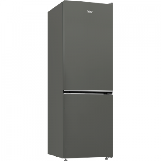 BEKO Refrigerator | B3RCNA344HG | Energy efficiency class E | Free standing | Combi | Height 179.6 cm | No Frost system | Fridge net capacity 209 L | Freezer net capacity 92 L | Display | 37 dB | Grey