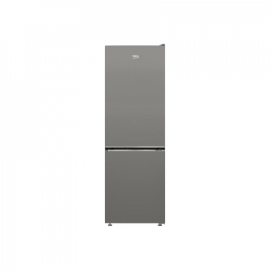 BEKO Refrigerator | B3RCNA344HG | Energy efficiency class E | Free standing | Combi | Height 179.6 cm | No Frost system | Fridge net capacity 209 L | Freezer net capacity 92 L | Display | 37 dB | Grey