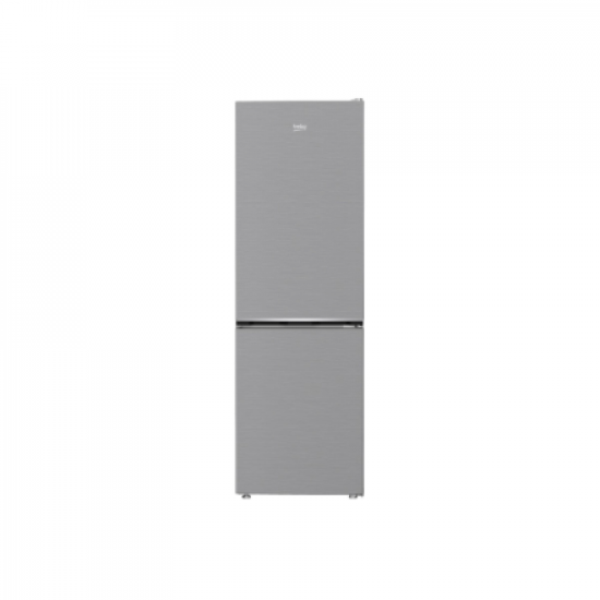 BEKO Refrigerator | B1RCNA364XB | Energy efficiency class E | Free standing | Combi | Height 186.5 cm | No Frost system | Fridge net capacity 210 L | Freezer net capacity 106 L | 37 dB | Grey