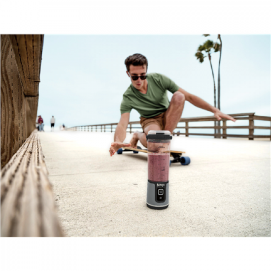 NINJA | Portable Cordless Blender | BC151EUBK | Portable | Jar material BPA-free | Jar capacity 0.53 L | Ice crushing | Black/Grey