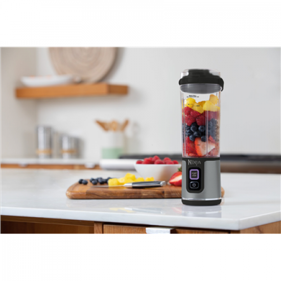 NINJA | Portable Cordless Blender | BC151EUBK | Portable | Jar material BPA-free | Jar capacity 0.53 L | Ice crushing | Black/Grey