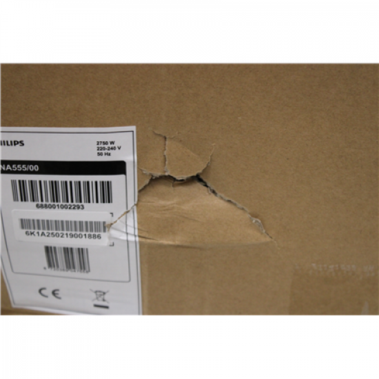 SALE OUT. Philips Dual Basket Airfryer | NA555/00 5000 series | Power 2750 W | Capacity 9 L | RapidAir Plus | Silver | DAMAGED PACKAGING