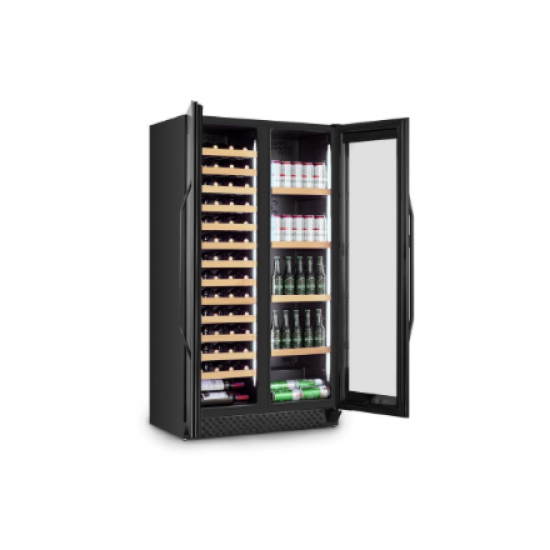 Caso | Wine Cooler | WineChef Duo 122 | Energy efficiency class G | Free standing | Bottles capacity 122 | Black