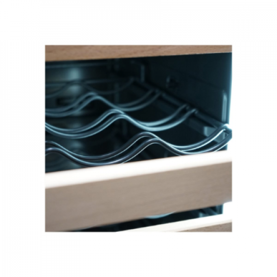 Caso | Wine Cooler | WineChef Duo 122 | Energy efficiency class G | Free standing | Bottles capacity 122 | Black