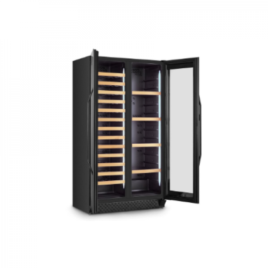 Caso | Wine Cooler | WineChef Duo 122 | Energy efficiency class G | Free standing | Bottles capacity 122 | Black