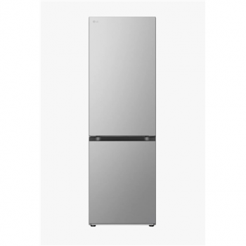 LG Refrigerator | GBV21L0EPY | Energy efficiency class E | Free standing | Combi | Height 186 cm | No Frost system | Fridge net capacity 234 L | Freezer net capacity 110 L | Display | 35 dB | Prime Silver