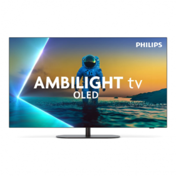 Philips OLED 4K Ambilight TV | 48OLED820/12 | 48 | Smart TV | Google TV | Grey