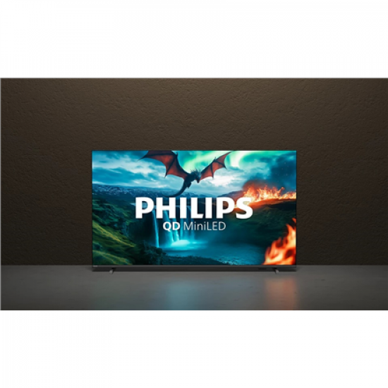 Philips QD MiniLED 4K TV | 55MLED820/12 | 55 | Smart TV | TITAN OS | Black