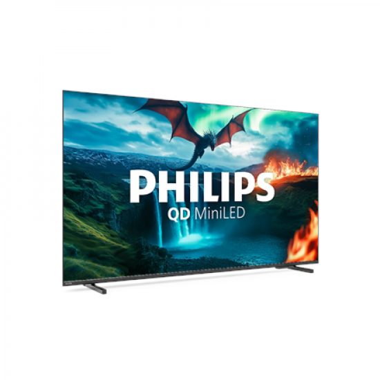 Philips QD MiniLED 4K TV | 65MLED820/12 | 65 | Smart TV | TITAN OS | UHD | Black