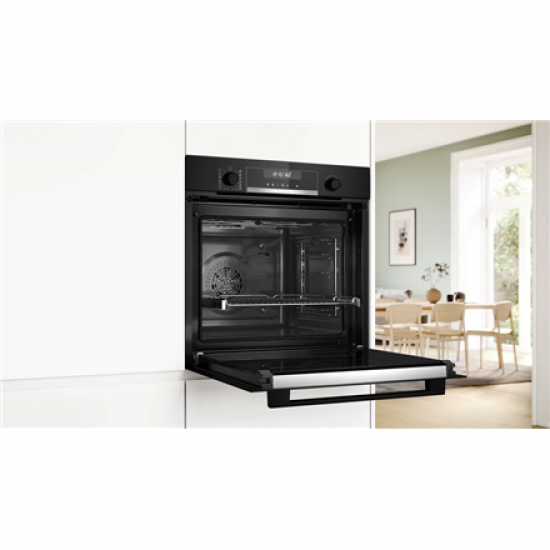 Bosch Oven | HBG578EB7 | 71 L | Electric | Pyrolysis | Knobs | Height 59.5 cm | Width 59.4 cm | Black