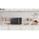 Midea Microwave oven | MMO-AM25VB(BK) | Free standing | 25 L | 900 W | Black