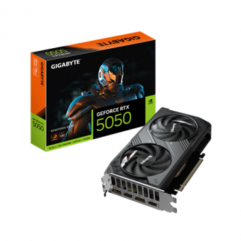 Gigabyte GeForce RTX 5050 WINDFORCE OC 8G | NVIDIA | 8 GB | GeForce RTX 5050 | GDDR6 | HDMI ports quantity 2 | PCI-E 5.0