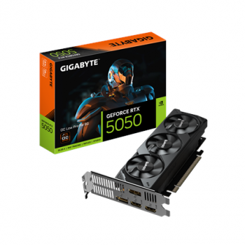 Gigabyte GeForce RTX 5050 OC Low Profile 8G | NVIDIA | 8 GB | GeForce RTX 5050 | GDDR6 | HDMI ports quantity 2 | PCI-E 5.0
