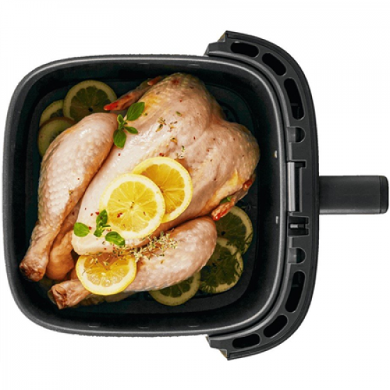 TEFAL Air Fryer | Easy Fry Silence EY551HE0 | Power 1650 W | Capacity 5 L | Gray