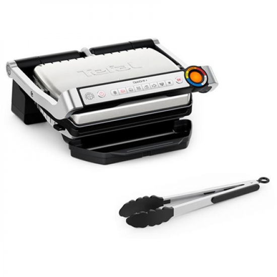 TEFAL Electric Grill | GC718D10 OptiGrill | Electric Grill | 2000 W | Stainless Steel/Black