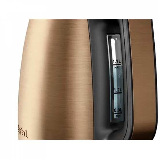 TEFAL Coppertinto Kettle | KI280G10 | Electric | 2400 W | 1.7 L | Stainless steel | 360° rotational base | Copper/Black