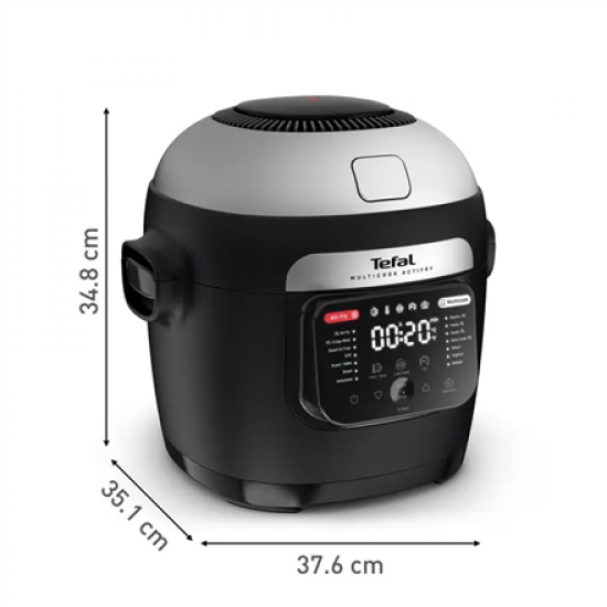 TEFAL Air Fryer and Multicooker | MY741CF0 Actifry | Power 1334 W | Capacity 6 L | Black/Silver