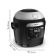 TEFAL Air Fryer and Multicooker | MY741CF0 Actifry | Power 1334 W | Capacity 6 L | Black/Silver