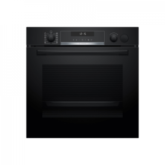 Bosch Oven | HRG578BB7 | 71 L | Electric | Pyrolysis | Knobs | Steam function | Height 59.5 cm | Width 59.4 cm | Black