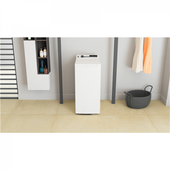 Whirlpool Washing Machine | TDLRBX 6252BS EU | Energy efficiency class B | Top loading | Washing capacity 6 kg | 1200 RPM | Depth 60 cm | Width 40 cm | Display | LED | Direct drive | White
