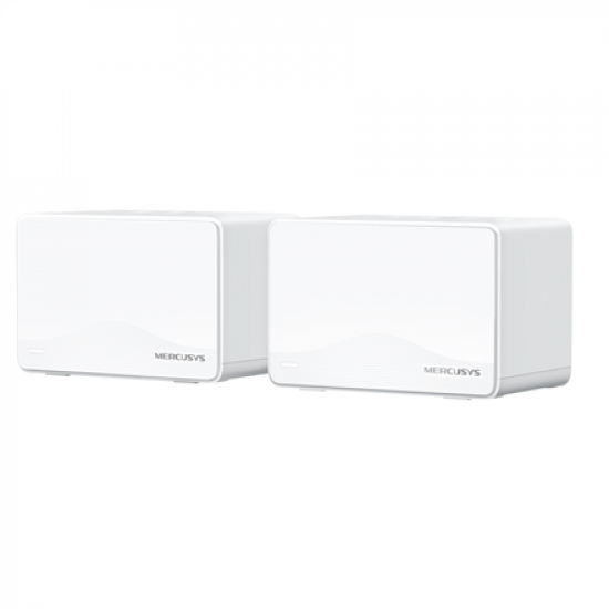 Mercusys BE3600 Whole Home Mesh Wi-Fi 7 System | Halo H25BE (2-pack) | 802.11ax | Ethernet LAN (RJ-45) ports 1 | Mesh Support Yes | MU-MiMO No | No mobile broadband
