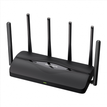 Mercusys BE6500 Dual-Band Wi-Fi 7 Router | MR37BE | 802.11be | 688/5760 Mbit/s | Ethernet LAN (RJ-45) ports 3 | Mesh Support No | MU-MiMO No | No mobile broadband | Antenna type Fixed Omni-Directional Antennas
