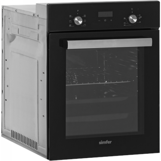 Simfer Oven | 4207DERSP.1 | 47 L | Multifunctional | Manual | Pop-up knobs | Height 59.5 cm | Width 45 cm | Black