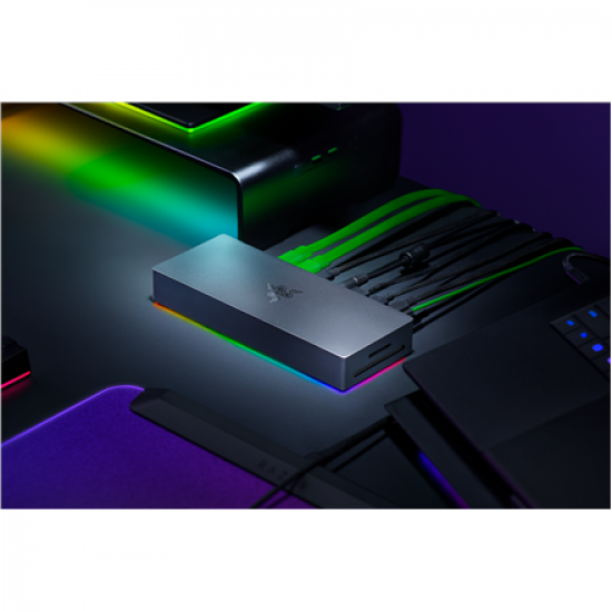 Razer Desktop RGB Dock for Multiple Devices and Displays | Thunderbolt 5 Dock