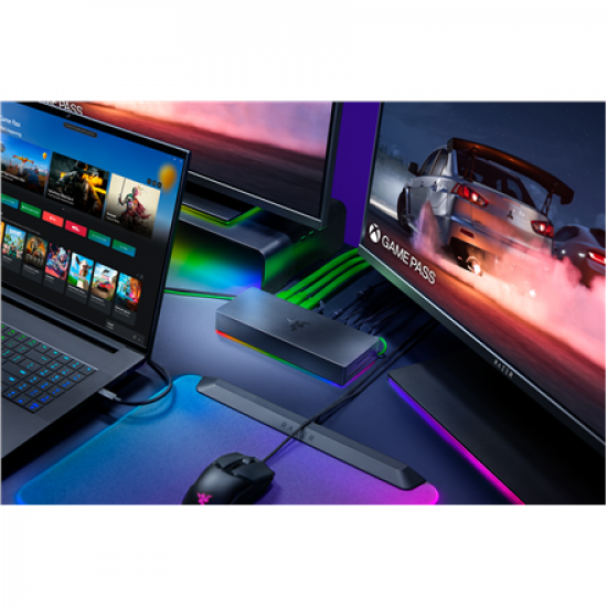 Razer Desktop RGB Dock for Multiple Devices and Displays | Thunderbolt 5 Dock