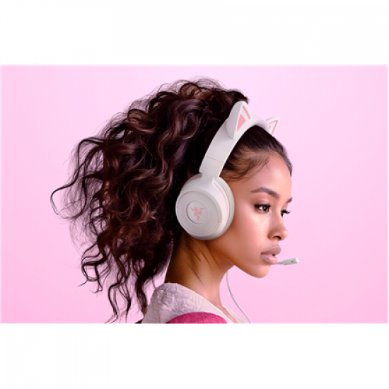Razer Gaming Headset | Kraken Kitty V3 X | Wired | Over-Ear | Microphone | White