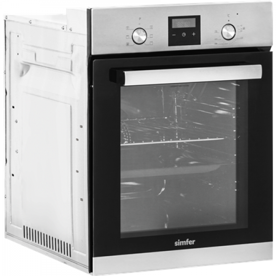 Simfer Oven | 4207BERIM.1 | 47 L | Multifunctional | Manual | Pop-up knobs | Height 54.1 cm | Width 45 cm | Stainless Steel