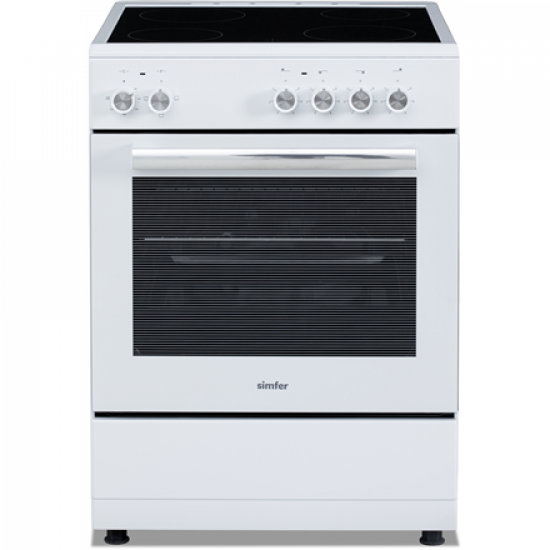 Simfer 6043SEDBB Oven | Simfer Oven | 6043SEDBB | 62 L | Electric | Manual | Mechanical control | White