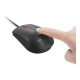 Lenovo Fingerprint Biometric USB Mouse Gen3 | Wired | USB-A | Black/Red