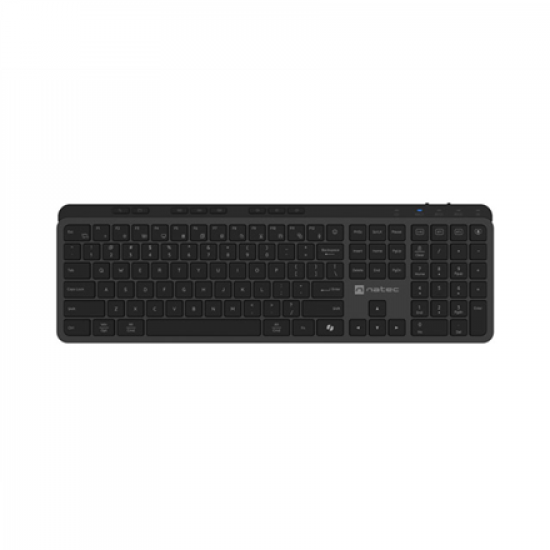Natec Keyboard, Medusa, US Layout, X- Scissors Slim, Wireless, Black | Natec