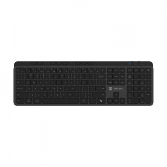 Natec Keyboard, Medusa, US Layout, X- Scissors Slim, Wireless, Black | Natec